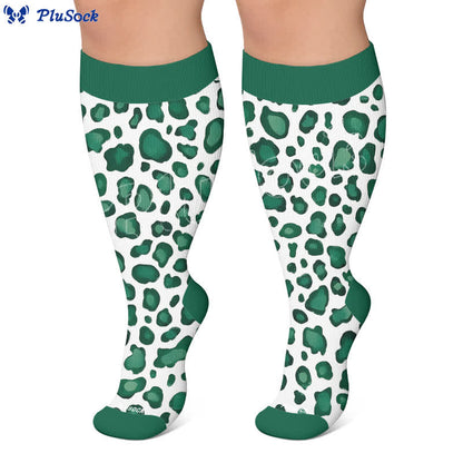 Chaussettes de compression Wild Leopard grandes tailles - image 6