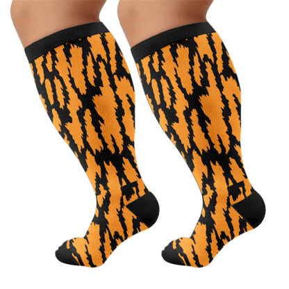 Chaussettes de compression Wild Leopard grandes tailles - image 8