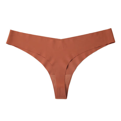 Culottes sans coutures taille basse et lisses (paquet de 3) - Café - XXL - image 13