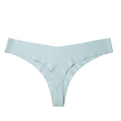 Culottes sans coutures taille basse et lisses (paquet de 3) - Bleu clair - XXL - image 18