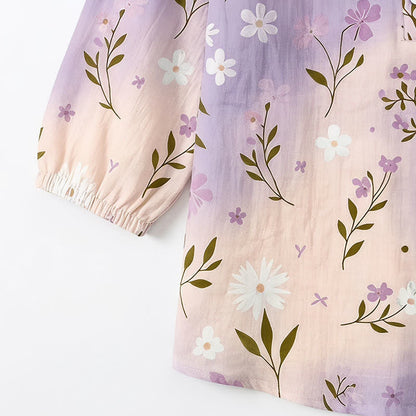 Blouse fleurie grande taille à col carré - image 31