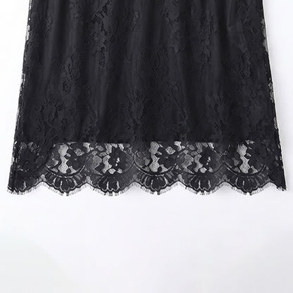 Blouse en dentelle et résille grande taille - image 6