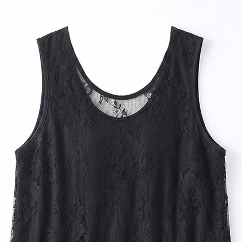 Blouse en dentelle et résille grande taille - image 5