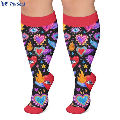 Chaussettes de compression Cosmic Eye grandes tailles - image 7