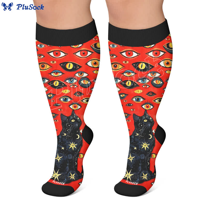 Chaussettes de compression Cosmic Eye grandes tailles - image 5