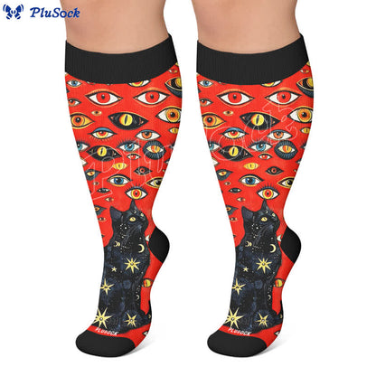 Chaussettes de compression Cosmic Eye grandes tailles - image 5