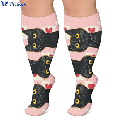 Chaussettes de compression Cat Star grandes tailles - image 7