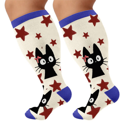 Chaussettes de compression Cat Star grandes tailles - image 9