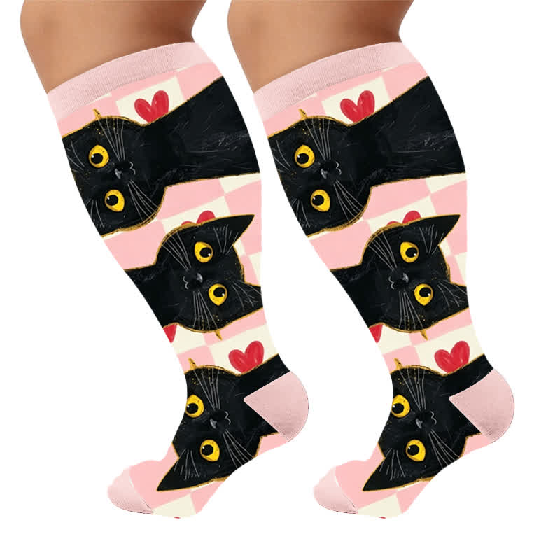 Chaussettes de compression Cat Star grandes tailles - image 10