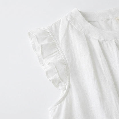 Blouse sans manches à volants grande taille - image 10