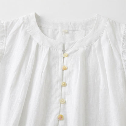 Blouse sans manches à volants grande taille - image 8