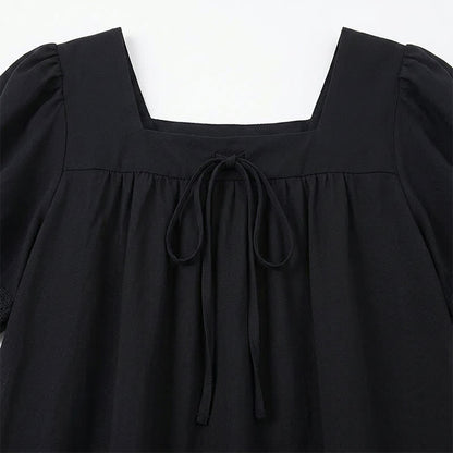 Blouse grande taille d'inspiration vintage à col carré - image 13
