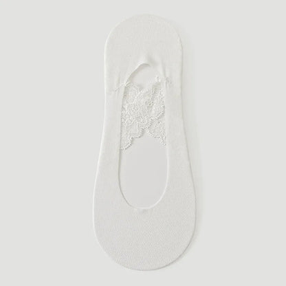 Chaussettes invisibles respirantes en dentelle (3 paires) - Blanc - UE35-39 (US2-6) - image 6