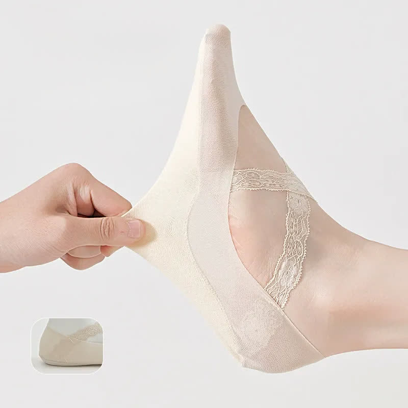 Chaussettes invisibles respirantes en dentelle (3 paires) - image 3
