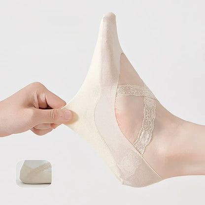 Chaussettes invisibles respirantes en dentelle (3 paires) - image 3