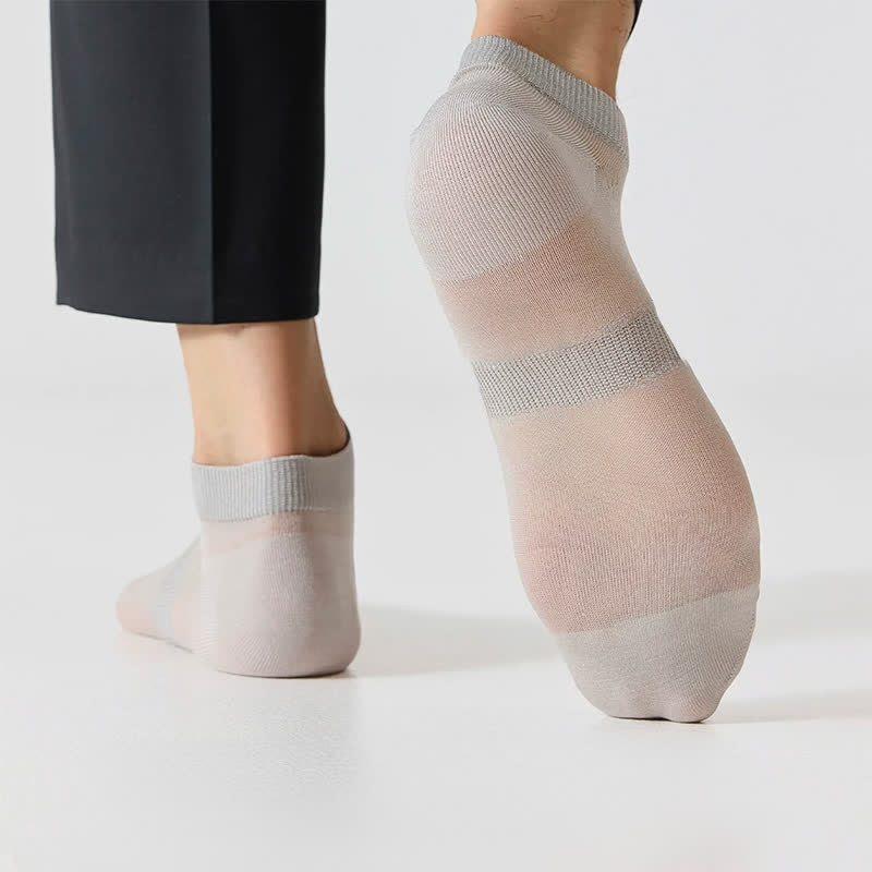 Chaussettes fines en maille aérée (4 paires) - image 3
