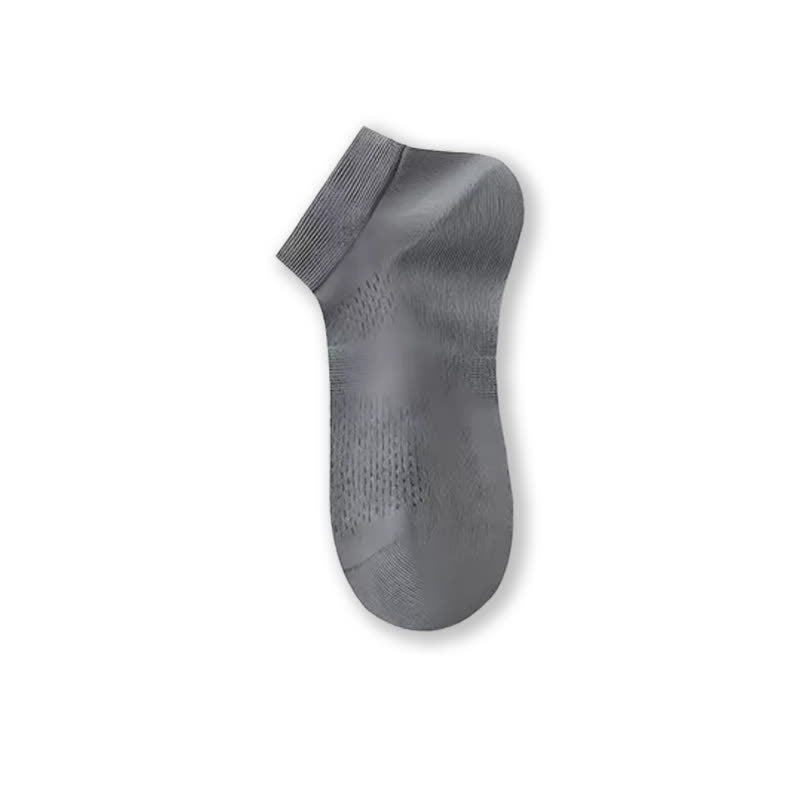 Chaussettes fines en maille aérée (4 paires) - Gris foncé - EU39-45(US6-11) - image 12