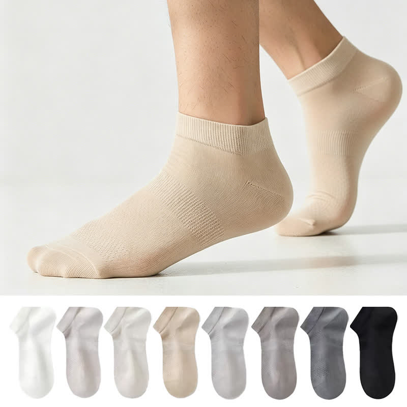 Chaussettes fines en maille aérée (4 paires) - image 0