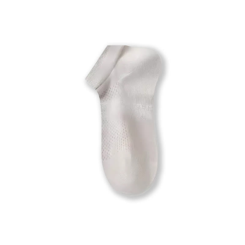 Chaussettes fines en maille aérée (4 paires) - Gris clair - EU39-45(US6-11) - image 8