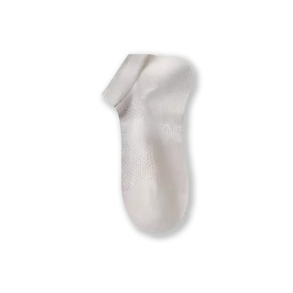 Chaussettes fines en maille aérée (4 paires) - Gris clair - EU39-45(US6-11) - image 8