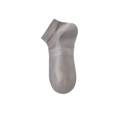 Chaussettes fines en maille aérée (4 paires) - Gris - EU39-45(US6-11) - image 9