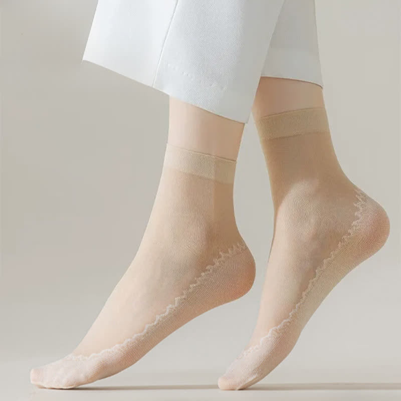 Chaussettes basses confortables et transparentes (8 paires) - image 2