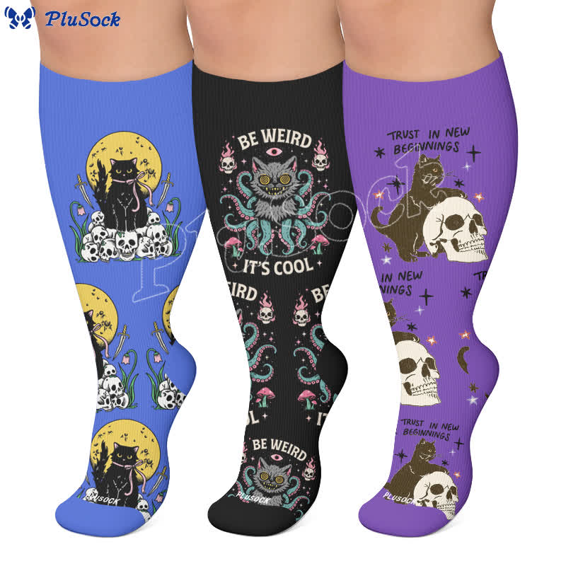 Chaussettes de compression Cat World grandes tailles - image 0
