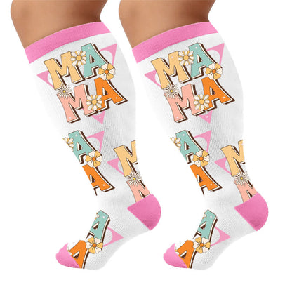 Chaussettes de compression Cherry Bow Mama grandes tailles - image 10