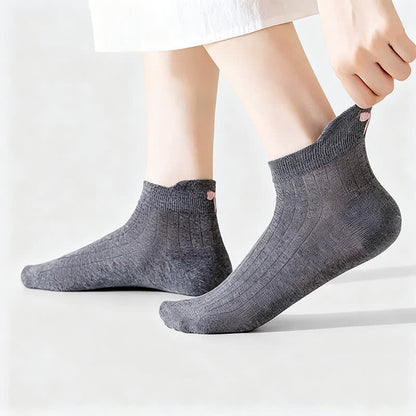 Chaussettes basses en maille aérée (6 paires) - image 2