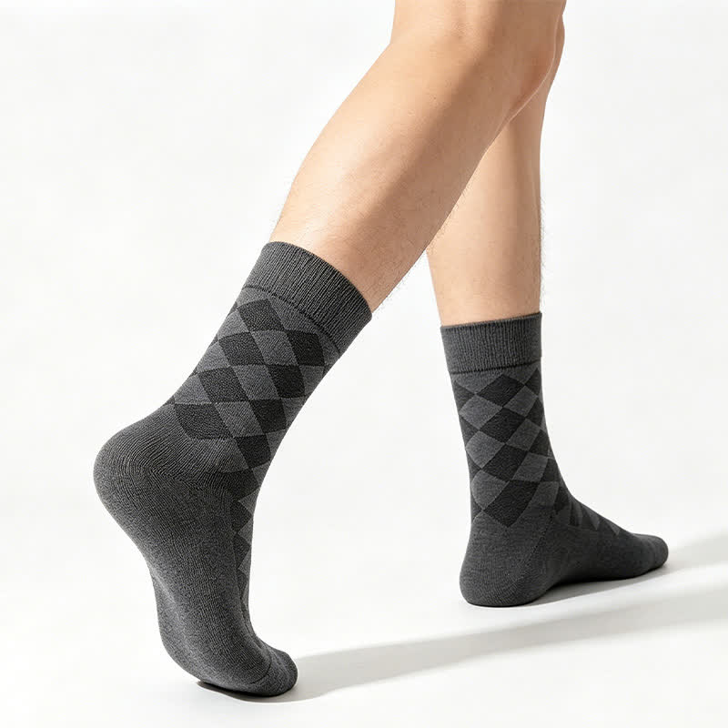 Chaussettes courtes en maille losange douce (4 paires) - image 2