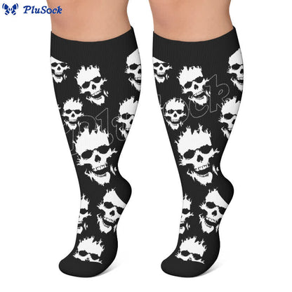 Chaussettes de compression Skull Bee grandes tailles - image 6