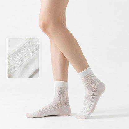 Chaussettes courtes respirantes en maille aérée (7 paires) - image 4