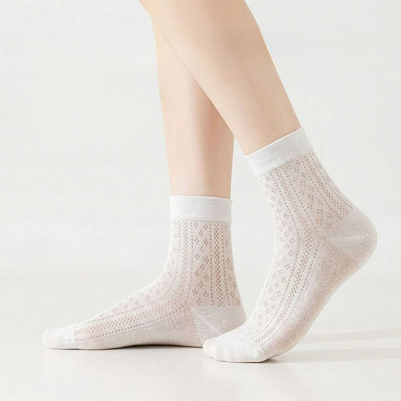 Chaussettes courtes respirantes en maille aérée (7 paires) - image 1