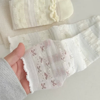 Chaussettes courtes douces en jacquard (5 paires) - image 9