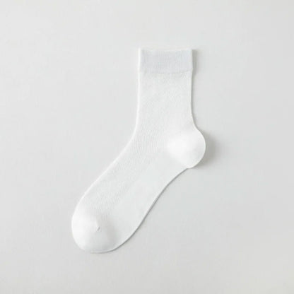 Chaussettes mi-mollet en maille aérée (6 paires) - Blanc - UE35-43 (US2-9) - image 6