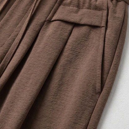 Pantalon décontracté à jambes larges et extensibles - image 17