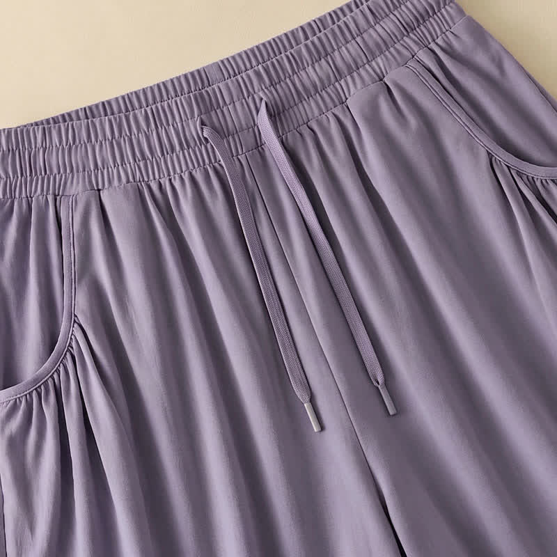 Short de détente à cordon de serrage - image 0
