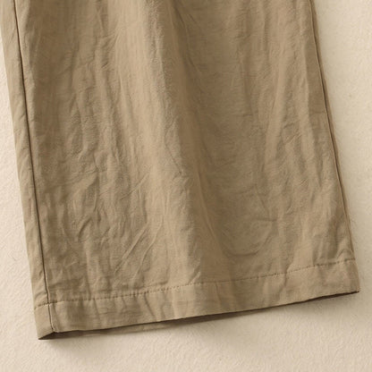Adjustable Drawstring Elastic Waist Wide Leg Pants - image 6