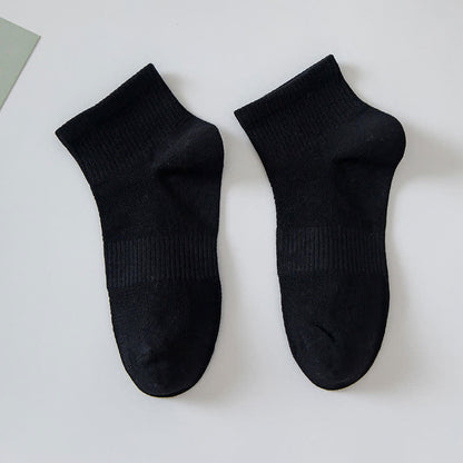 Chaussettes basses en coton doux (7 paires) - Noir - EU36-42(US3-8.5) - image 7