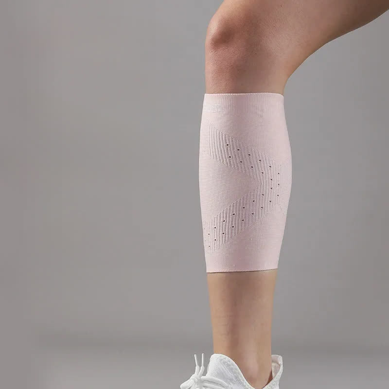 manchon de compression en maille aérée pour mollet - Rose - XL - image 4