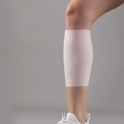 manchon de compression en maille aérée pour mollet - Rose - XL - image 4