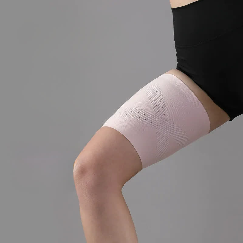 Manchon de compression sans couture pour cuisse - Rose - XL - image 7