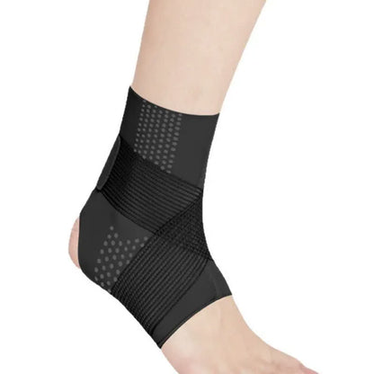 Cheville de compression stabilisatrice en tricot respirant - Noir - 2XL - image 1