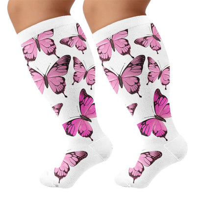 Chaussettes de compression Sweet Butterfly grandes tailles - image 8