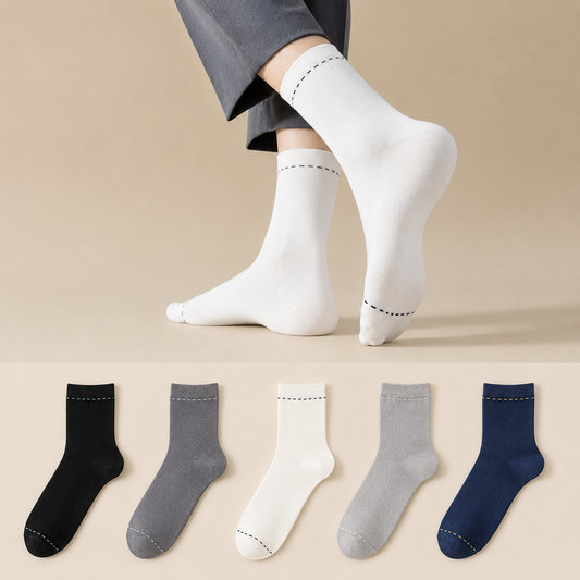 Chaussettes respirantes quart de tour (3 paires) - image 0