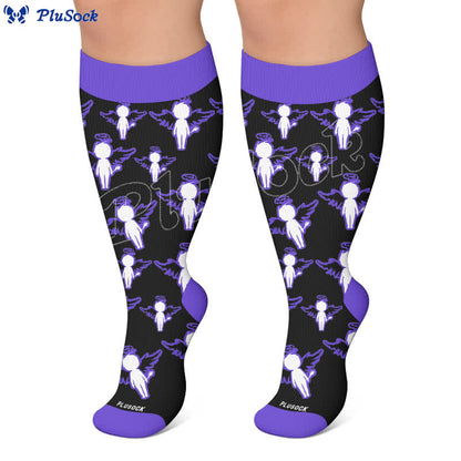 Chaussettes de compression Dark Fairy grandes tailles - image 6