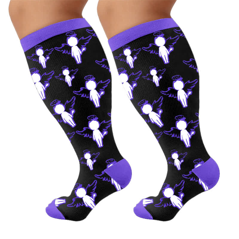 Chaussettes de compression Dark Fairy grandes tailles - image 9
