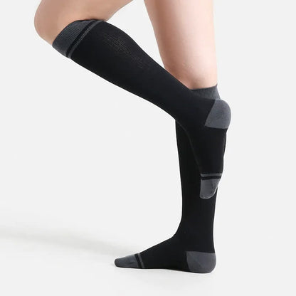 Chaussettes de compression sport unies grandes tailles - image 1