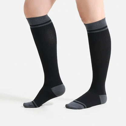 Chaussettes de compression sport unies grandes tailles - image 2