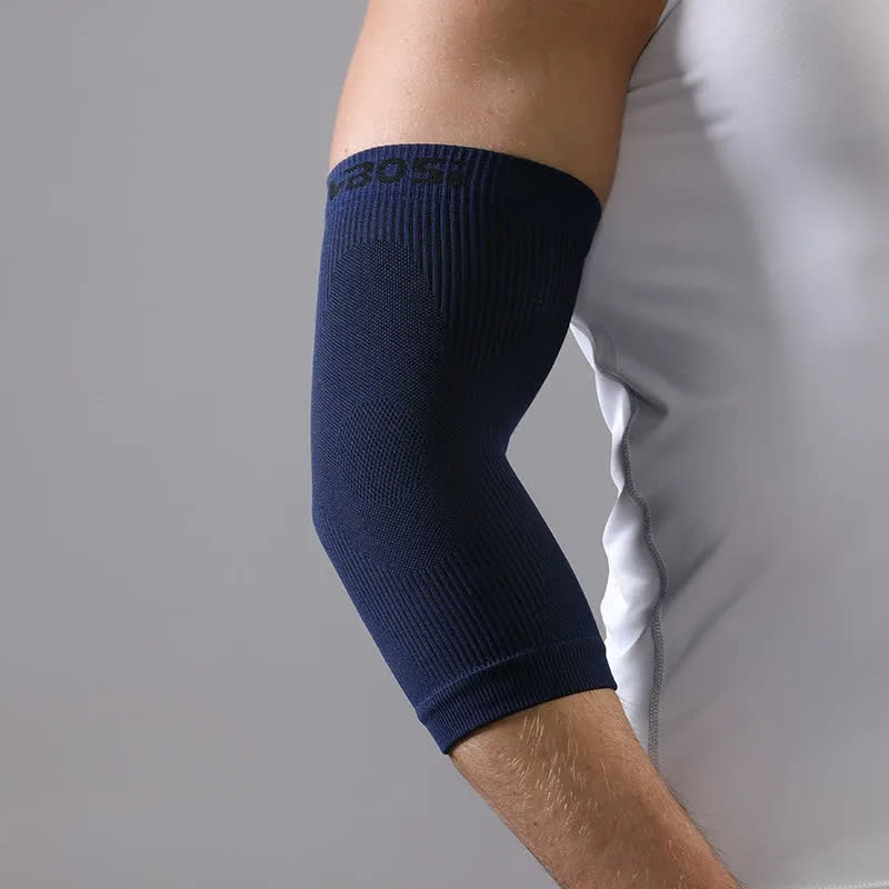 Manchons de coude respirants pour le sport - Bleu marine - XL - image 6